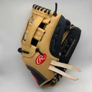 Rawlings Youth Players Series Baseball Glove Beige/Black PL115BC